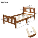Platform Bed, Mattress Foundation Sleigh Bed With Headboard, Footboard, Slat Support - Furniture Home Direct
