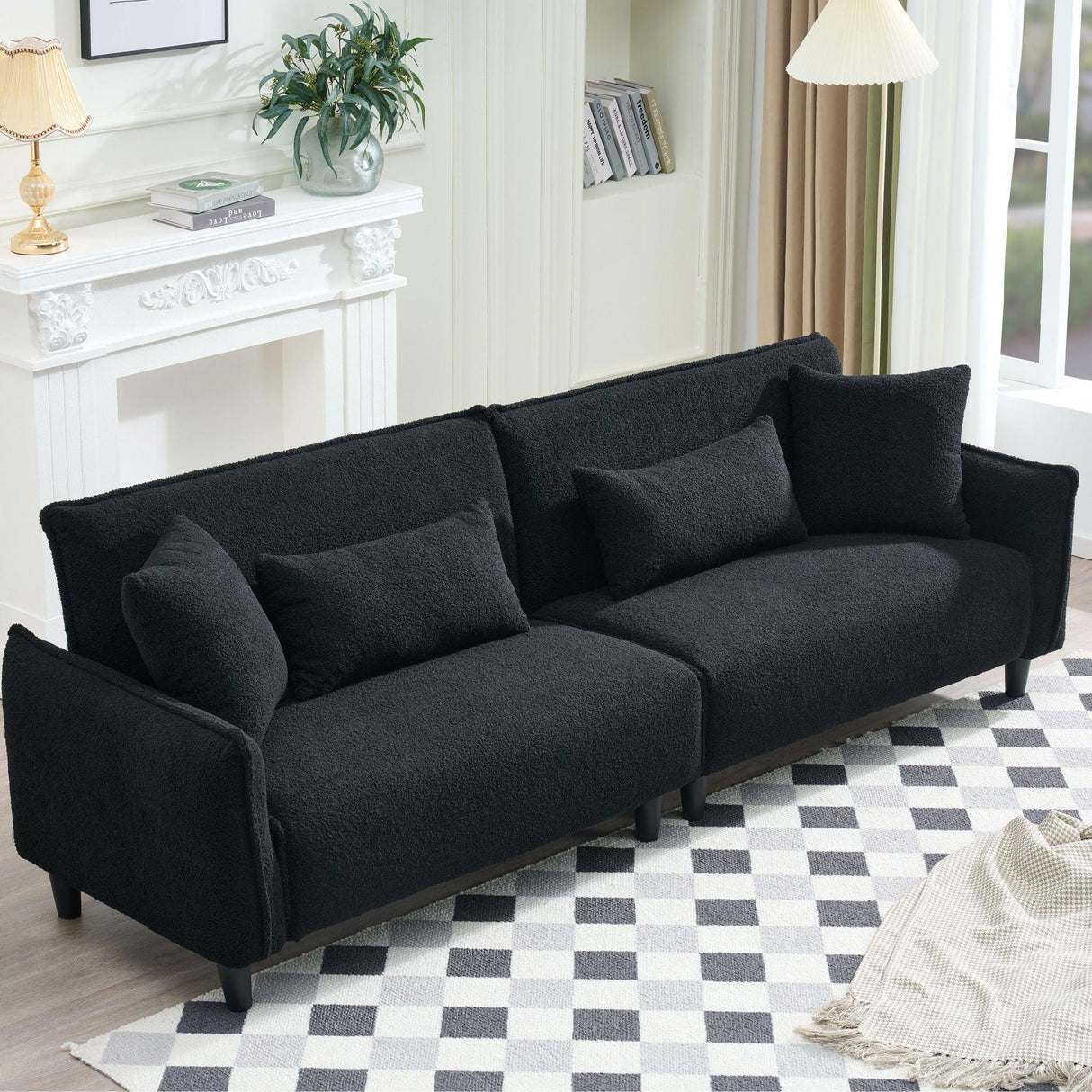 Teddy Velvet Sofa, Soft & Comfortable - Furniture Home Direct