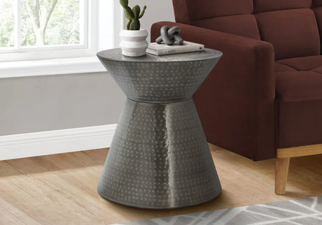Drum Accent Side Table, Contemporary & Modern Elegant Design - Furniture Home Direct