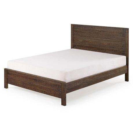 Albany - Bed Frame With Headboard, Heavy Duty Modern Rustic Design - Furniture Home Direct