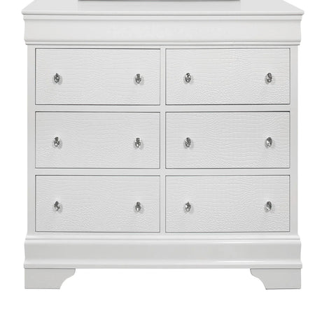 Shaker - Crocodile Metallic Dresser - Furniture Home Direct
