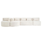 Upholstered Sofa Free Combined Sofa Couch With 2 Chaise Lounge And Five Back Pillows For Living Room - Furniture Home Direct