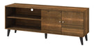 Amidon - TV Stand, With 2 Storage Shelves And 1 Cabinet - Furniture Home Direct