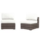 Armless Patio Chair With Cushions - Furniture Home Direct