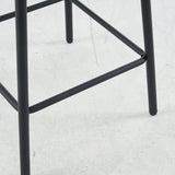 Counter Height Bar Stool Swivel Fabric Upholstery White - Furniture Home Direct
