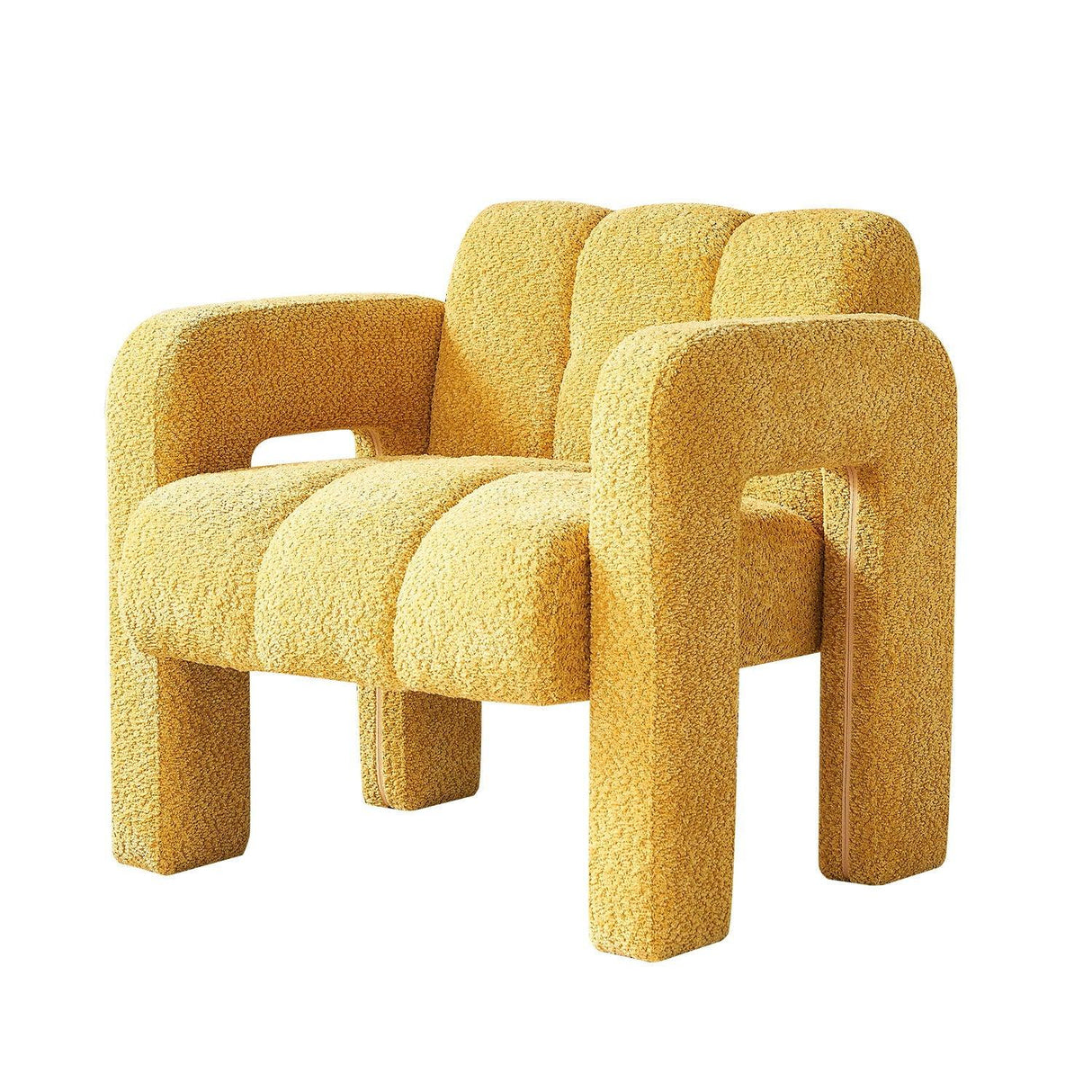 31.10" Boucle Upholstered Accent Chair - Furniture Home Direct