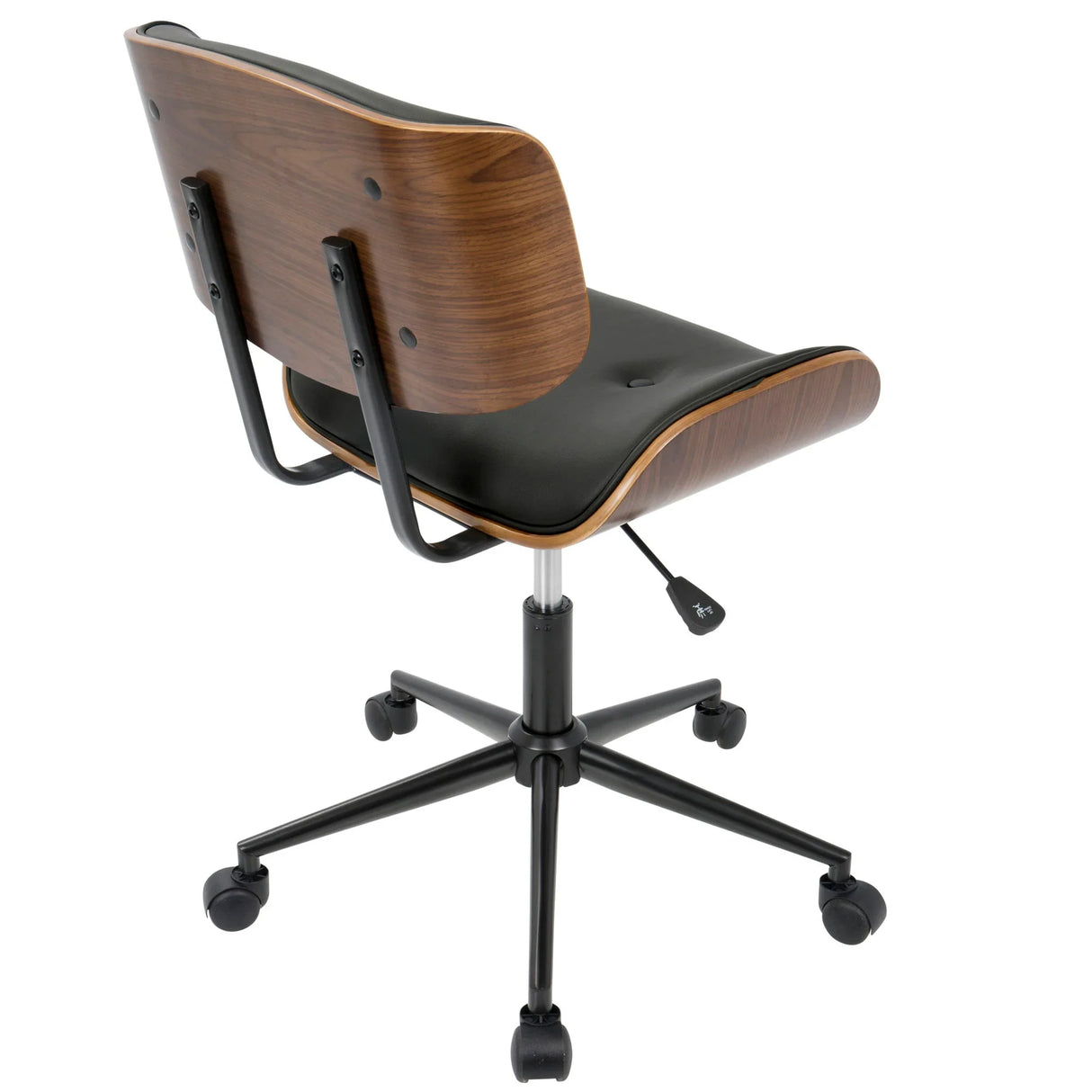 Lombardi - Mid Century Modern Adjustable Office Chair With Swivel - Furniture Home Direct