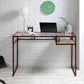 Yasin - Glass Top Writing Desk - Furniture Home Direct