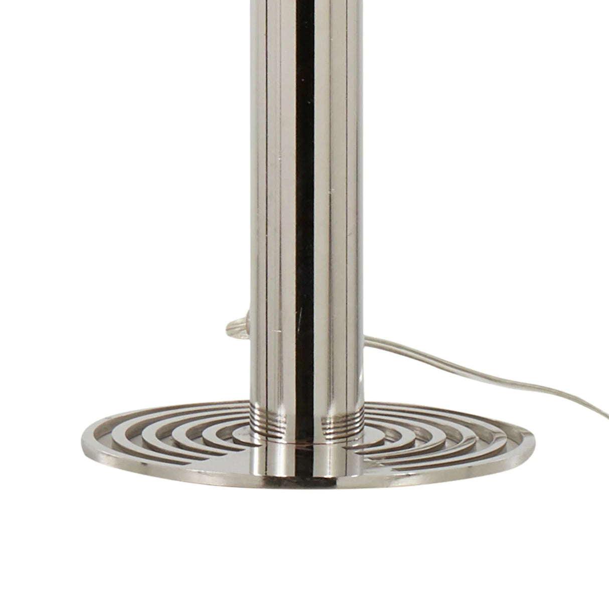 Master - 29" Contemporary Table Lamp (Set of 2) - Polished Nickel / White - Furniture Home Direct