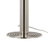 Master - 29" Contemporary Table Lamp (Set of 2) - Polished Nickel / White - Furniture Home Direct