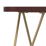 Patrice - Handcrafted Metal And Wood Accent Table - Furniture Home Direct