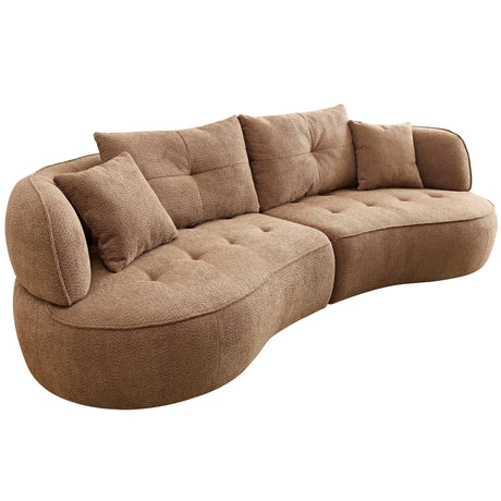 Modular Sofa, Durable Fabric, Solid Wood Frame, High Density Sponge Padding, Seating For 4 - Furniture Home Direct