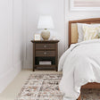 Amherst - Bedside Table - Russet Brown - Furniture Home Direct