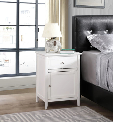 Izzy - 1 Drawer /1 Door Nightstand - Furniture Home Direct