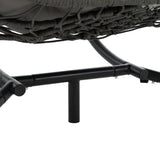 2 Persons Egg Chair with Stand - Gray - Furniture Home Direct