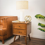 Cascade - Lamp Base Table Lamp - Beige / Gold / White - Furniture Home Direct