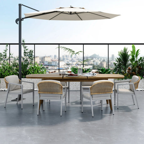 Expandable Outdoor Dining Set - Furniture Home Direct