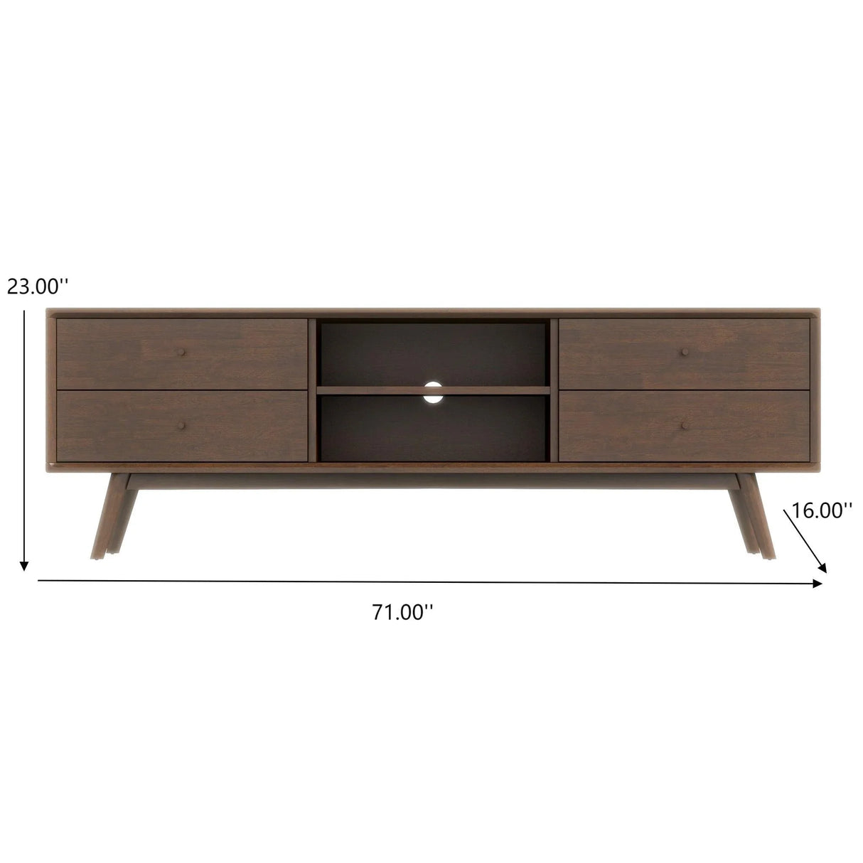 Caroline - Modern TV Stand Up To 72" - Furniture Home Direct