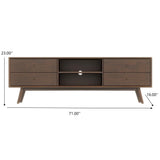 Caroline - Modern TV Stand Up To 72" - Furniture Home Direct