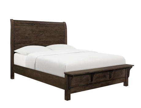 Verna - Sleigh Bed - Furniture Home Direct