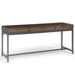 Banting - Mid Century Wide Desk, Handcrafted - Furniture Home Direct