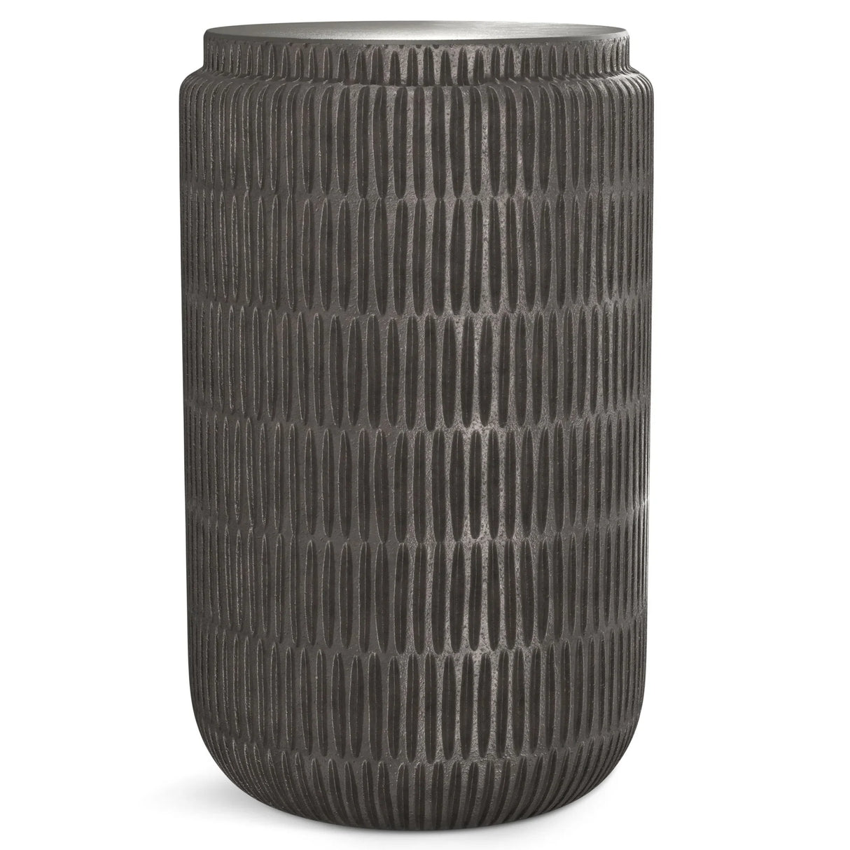 Juno - Cast Aluminum Side Table - Black - Furniture Home Direct