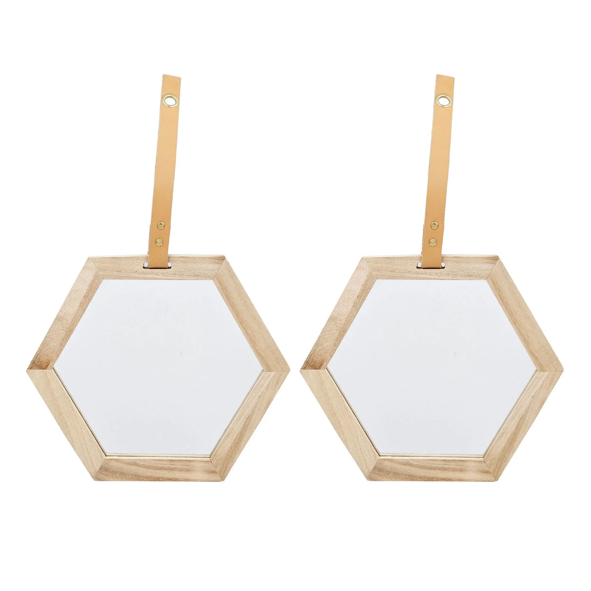 Harlan - Wall Accent Hexagon Mirror - Furniture Home Direct