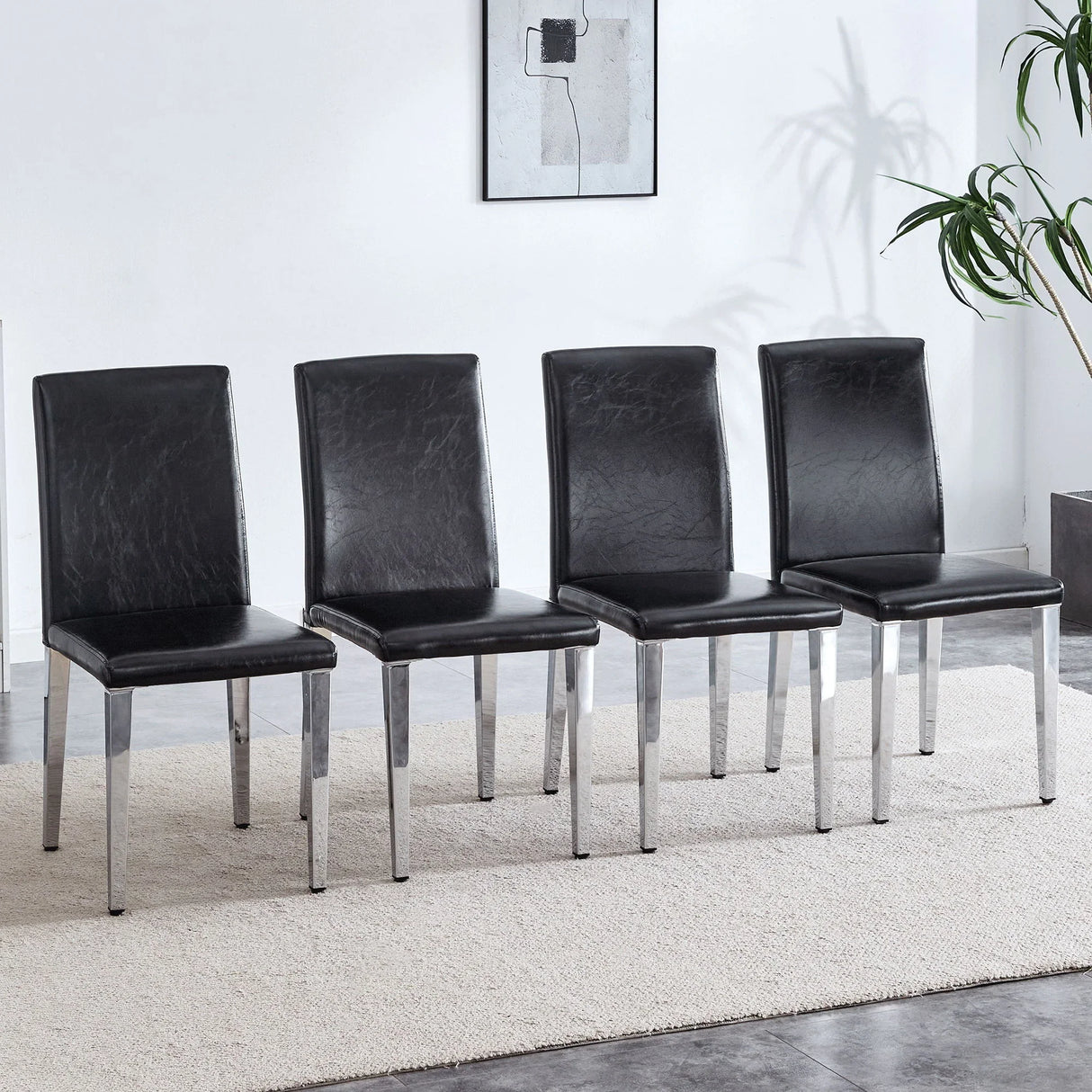 Elegant Upholstered Chairs & Metal Legs - Furniture Home Direct