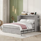 Murphy Wall Bed With Drawer And A Set Of Sockets & USB Ports, Pulley Structure Design - Furniture Home Direct