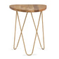 Patrice - Handcrafted Metal And Wood Accent Table - Furniture Home Direct
