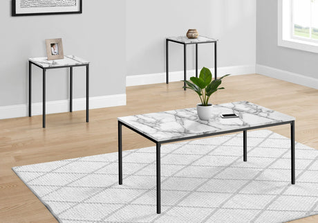 Table Set, Coffee, End, Contemporary, Modern (Set of 3) - Furniture Home Direct