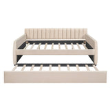 Upholstered Daybed With Slat Support - Furniture Home Direct