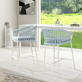 Maiden - Patio Counter Stool Sunproof Olefin (Set of 2) - Furniture Home Direct