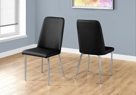 Dining Chair, Side, Upholstered For Dining Room, Contemporary (Set of 2) - Furniture Home Direct