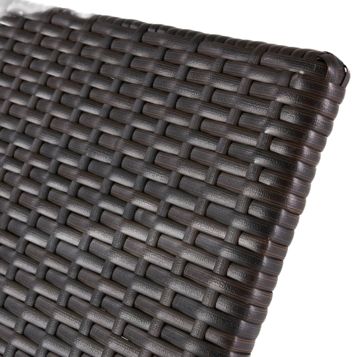 Wicker Chaise Lounge - Brown - Furniture Home Direct
