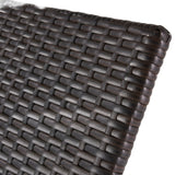 Wicker Chaise Lounge - Brown - Furniture Home Direct
