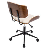 Lombardi - Mid Century Modern Adjustable Office Chair With Swivel - Furniture Home Direct