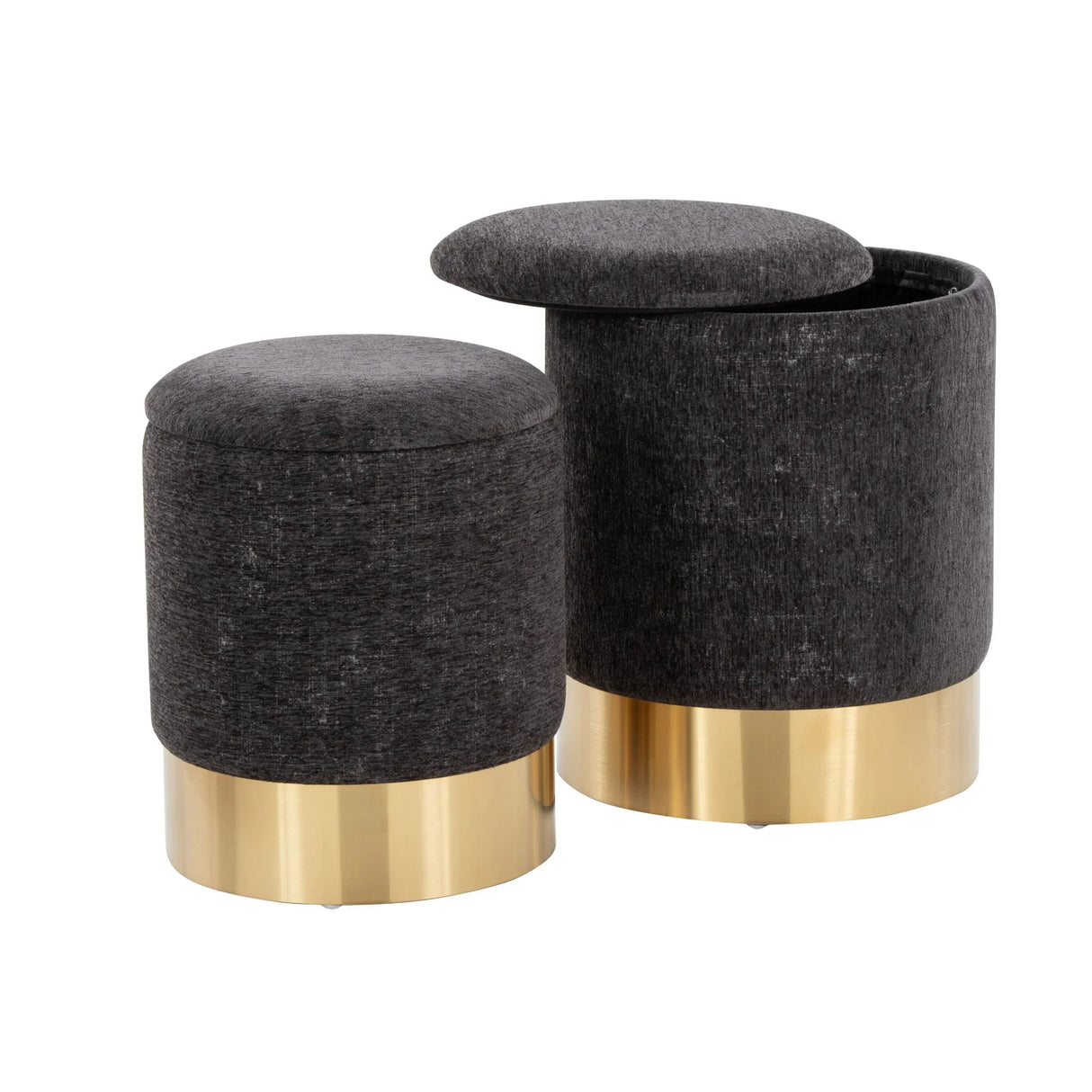Marla - Contemporary Nesting Ottoman Set - Furniture Home Direct
