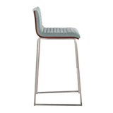 Mason Mara - Contemporary Fixed Height Barstool (Set of 2) - Furniture Home Direct