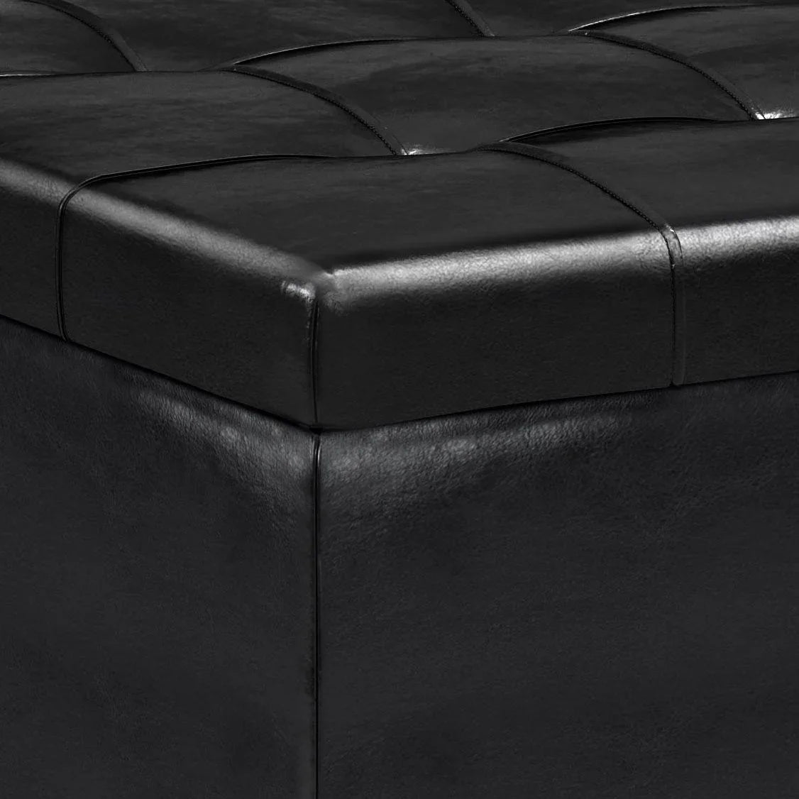 Harrison - Upholstered Coffee Table Storage Ottoman - Furniture Home Direct