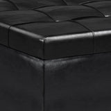 Harrison - Upholstered Coffee Table Storage Ottoman - Furniture Home Direct