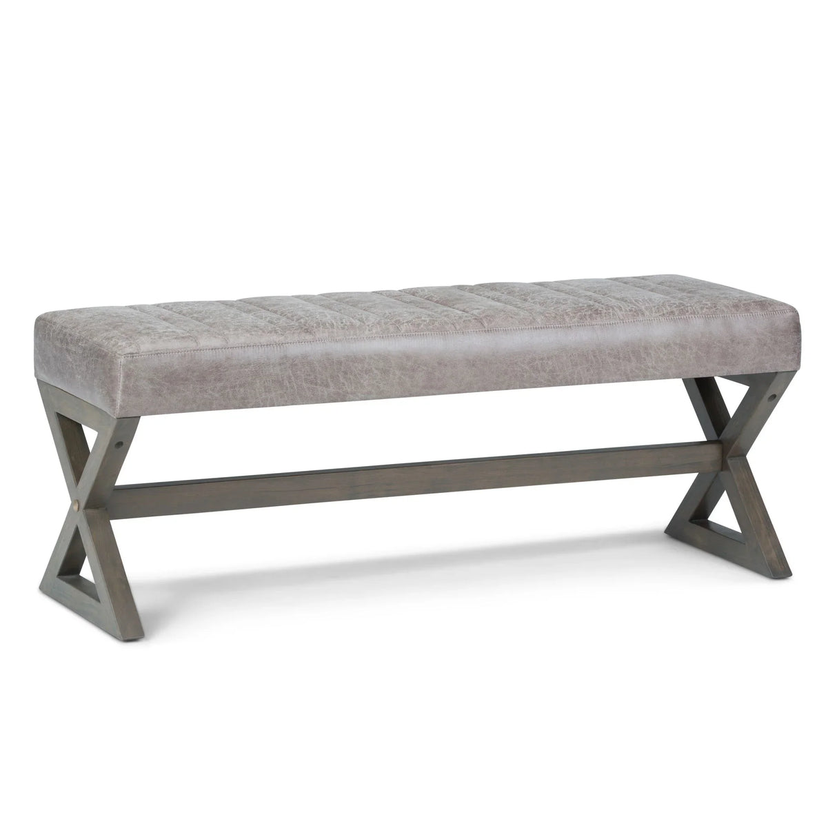 Salinger - Large Upholstered Ottoman Bench - Furniture Home Direct