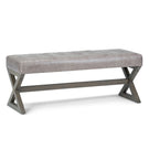 Salinger - Large Upholstered Ottoman Bench - Furniture Home Direct