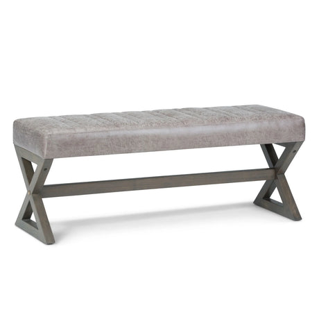 Salinger - Large Upholstered Ottoman Bench - Furniture Home Direct