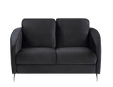 Sofia - Velvet Modern Chic Loveseat Couch - Furniture Home Direct