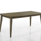 Bistro - Wide Contemporary Rectangle Dining Table With Extension Leaf - Furniture Home Direct