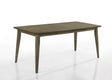 Bistro - Wide Contemporary Rectangle Dining Table With Extension Leaf - Furniture Home Direct