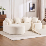Combined Sofa With 4 Pillows - Furniture Home Direct