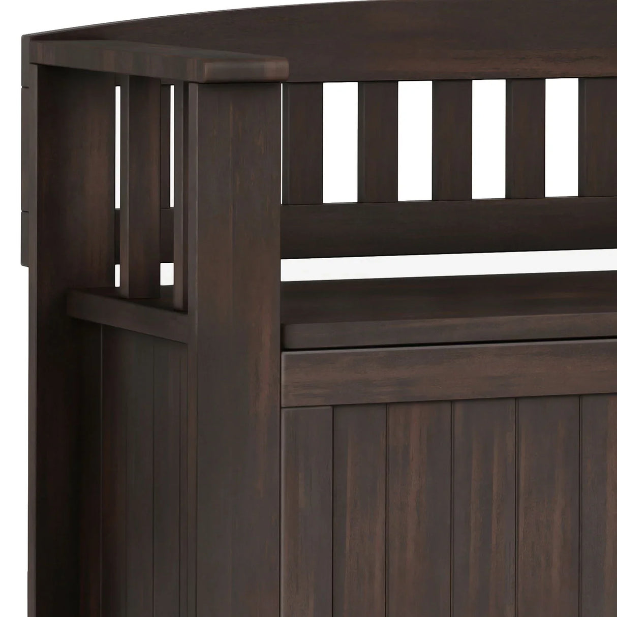 Acadian - Entryway Storage Bench, Handcrafted - Furniture Home Direct