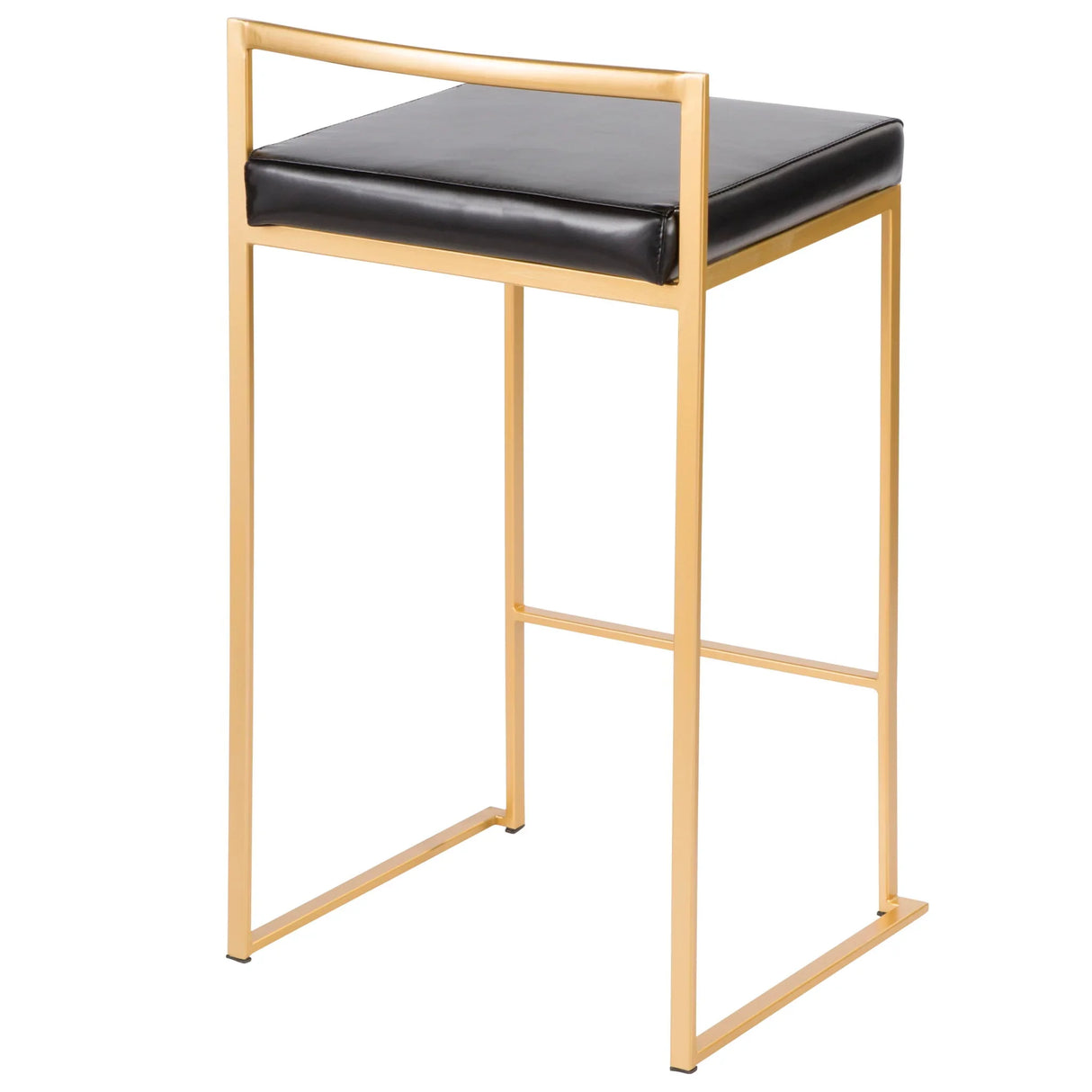Fuji - Contemporary / Glam Design Counter Stool (Set of 2) - Furniture Home Direct